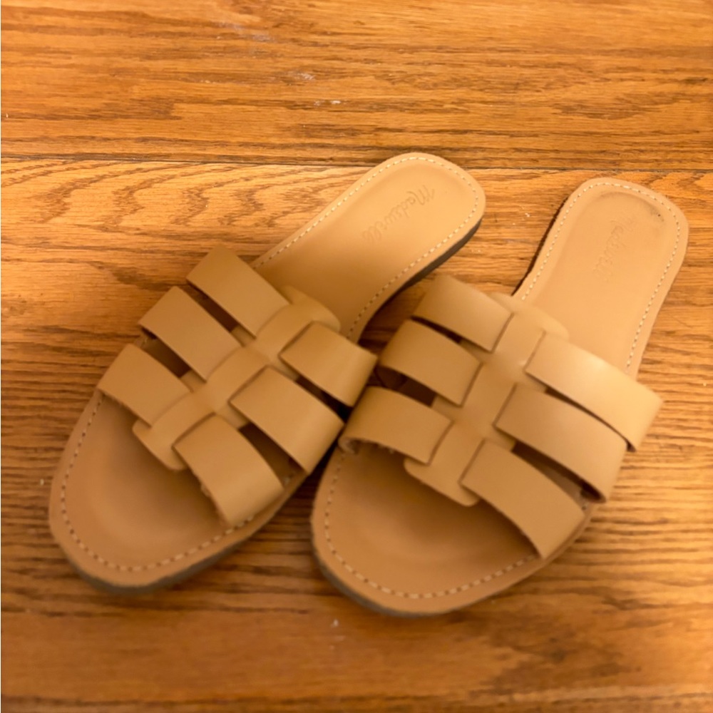 Madewell the boardwalk fisherman slide sandal